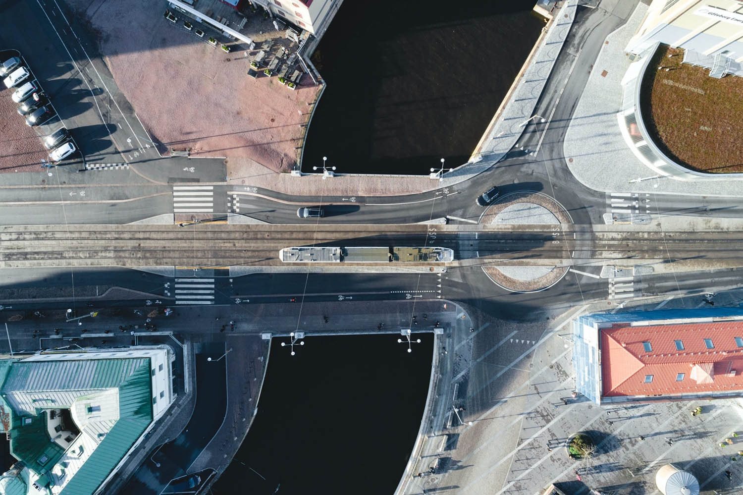 Göteborg lite grann från ovan. Foto: Jonas Jacobsson (Unsplash)